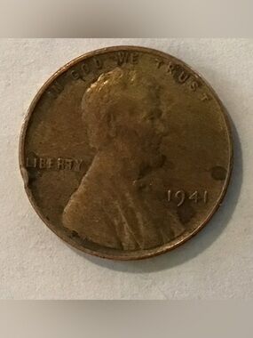 1941 Lincoln Wheat Penny - Copper Finish